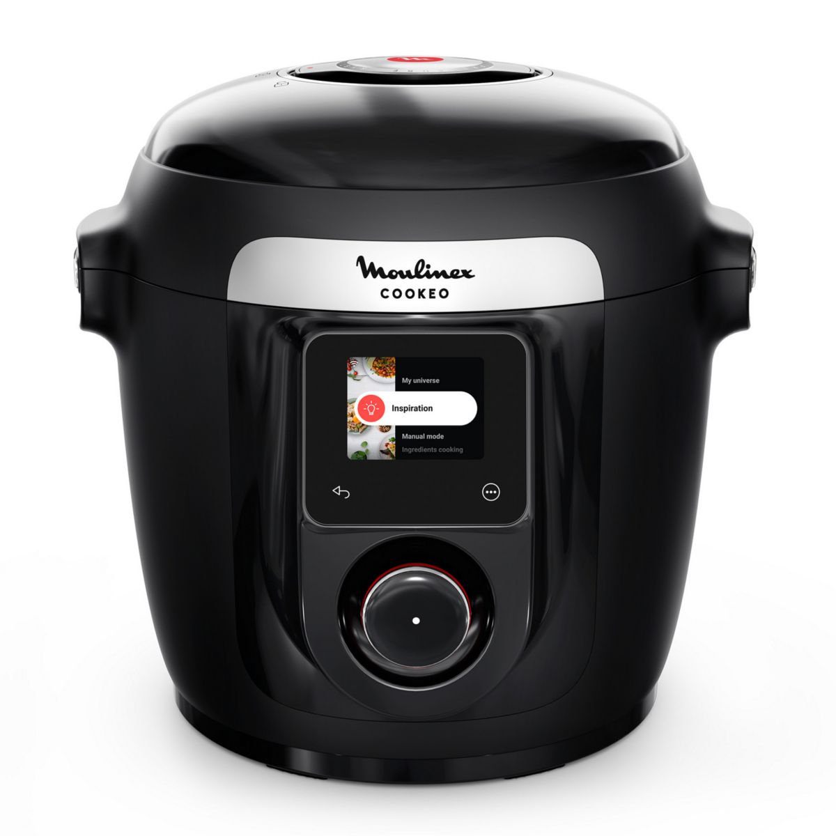 Cookeo CE952810 noir wifi 6 L, 9 modes de cuisson, 150 recettes couleur unique, MOULINEX