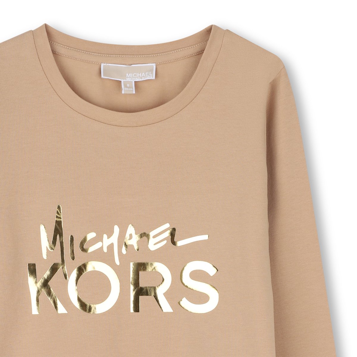 Tee-shirt manches longues caramel, MICHAEL KORS