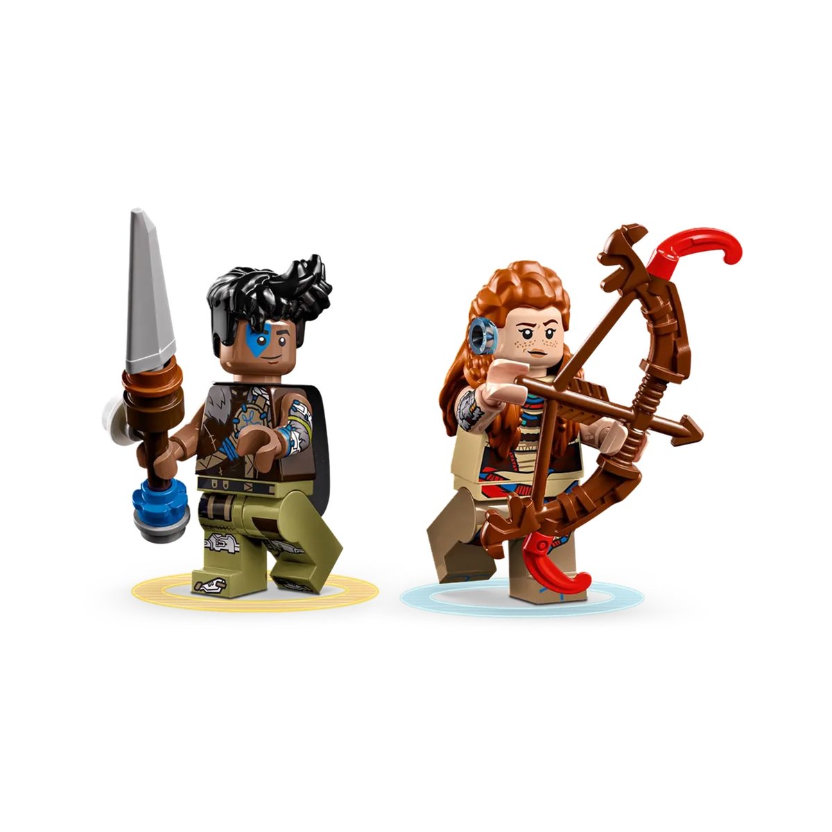 Horizon Adventures Aloy et Varl contre Testudien et Dents de scie multicolore, LEGO