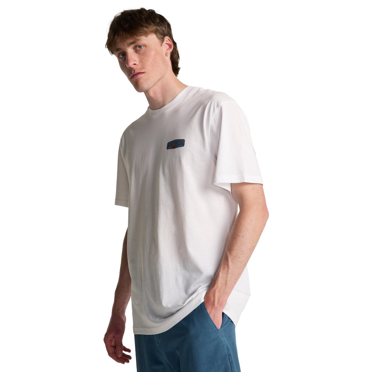 T shirt manches courtes RUNNER UP blanc white, BILLABONG