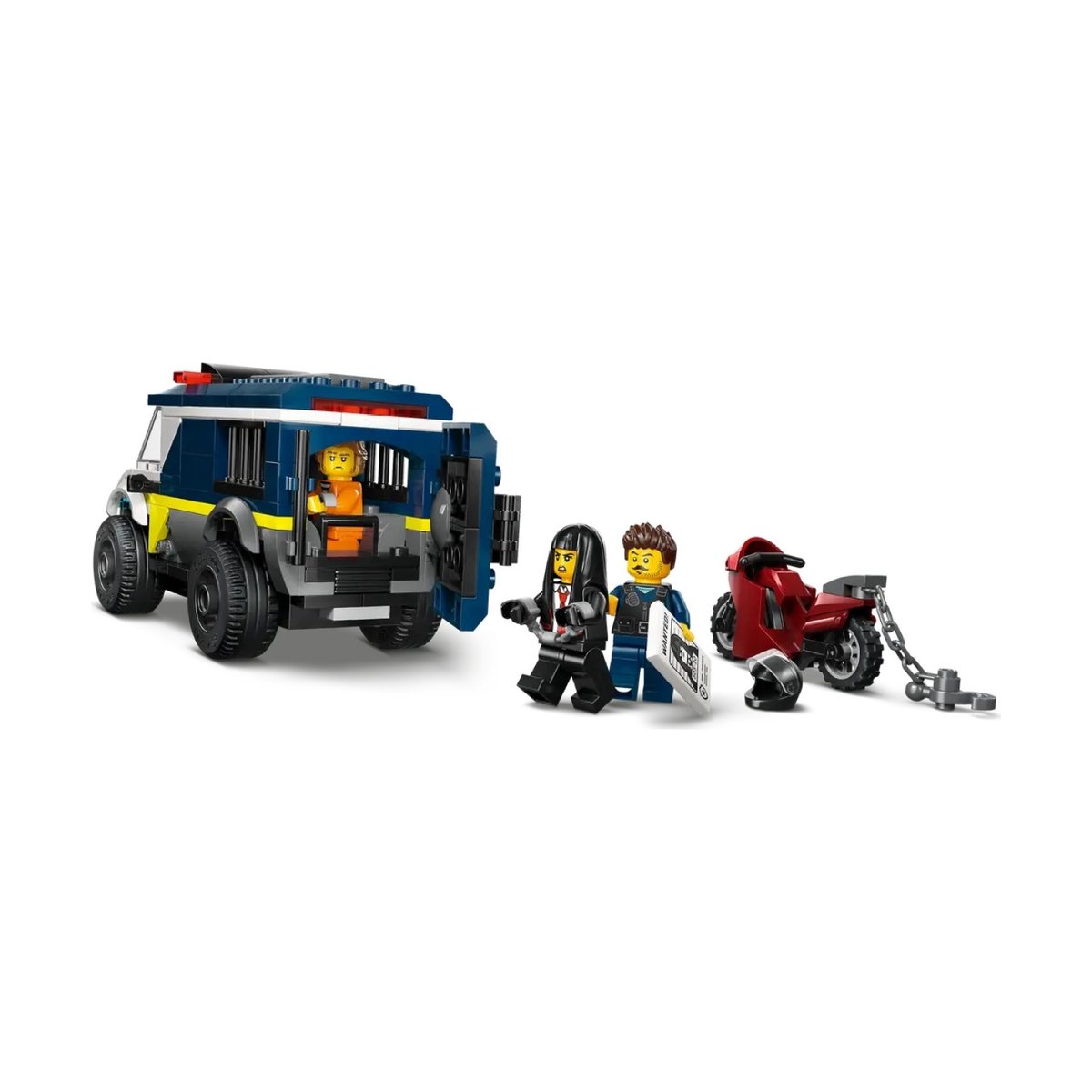 City Le fourgon pénitentiaire multicolore, LEGO