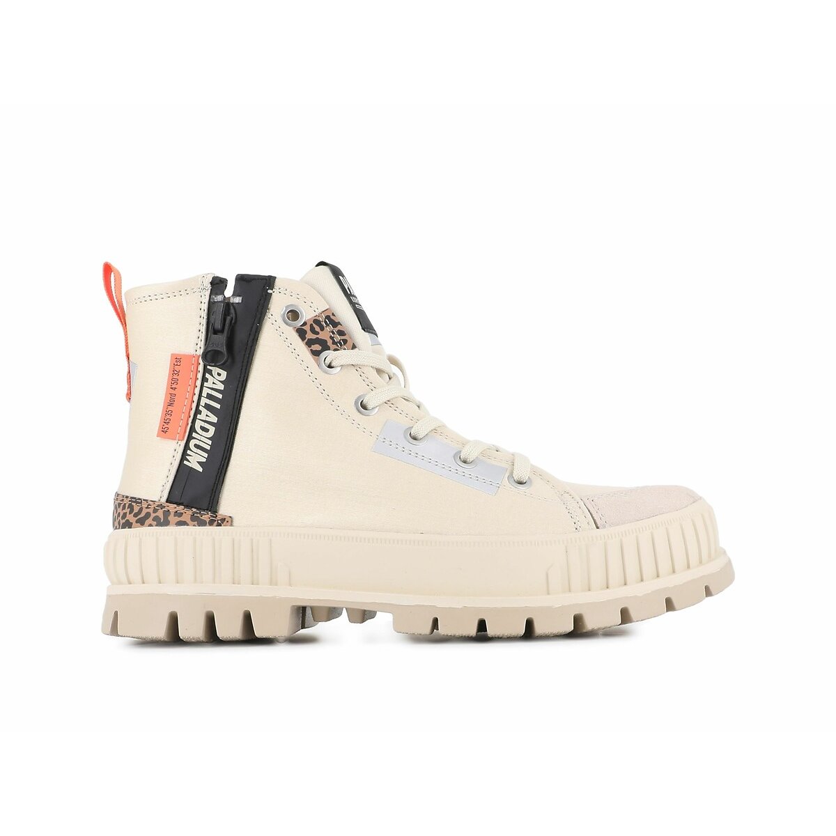 Pallashock Backzip 2 High Top Trainers light beige, PALLADIUM