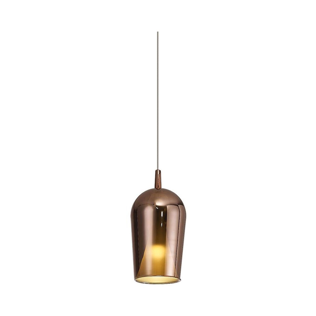 Suspension en verre design, D.17 , ELSA cuivre, MANTRA