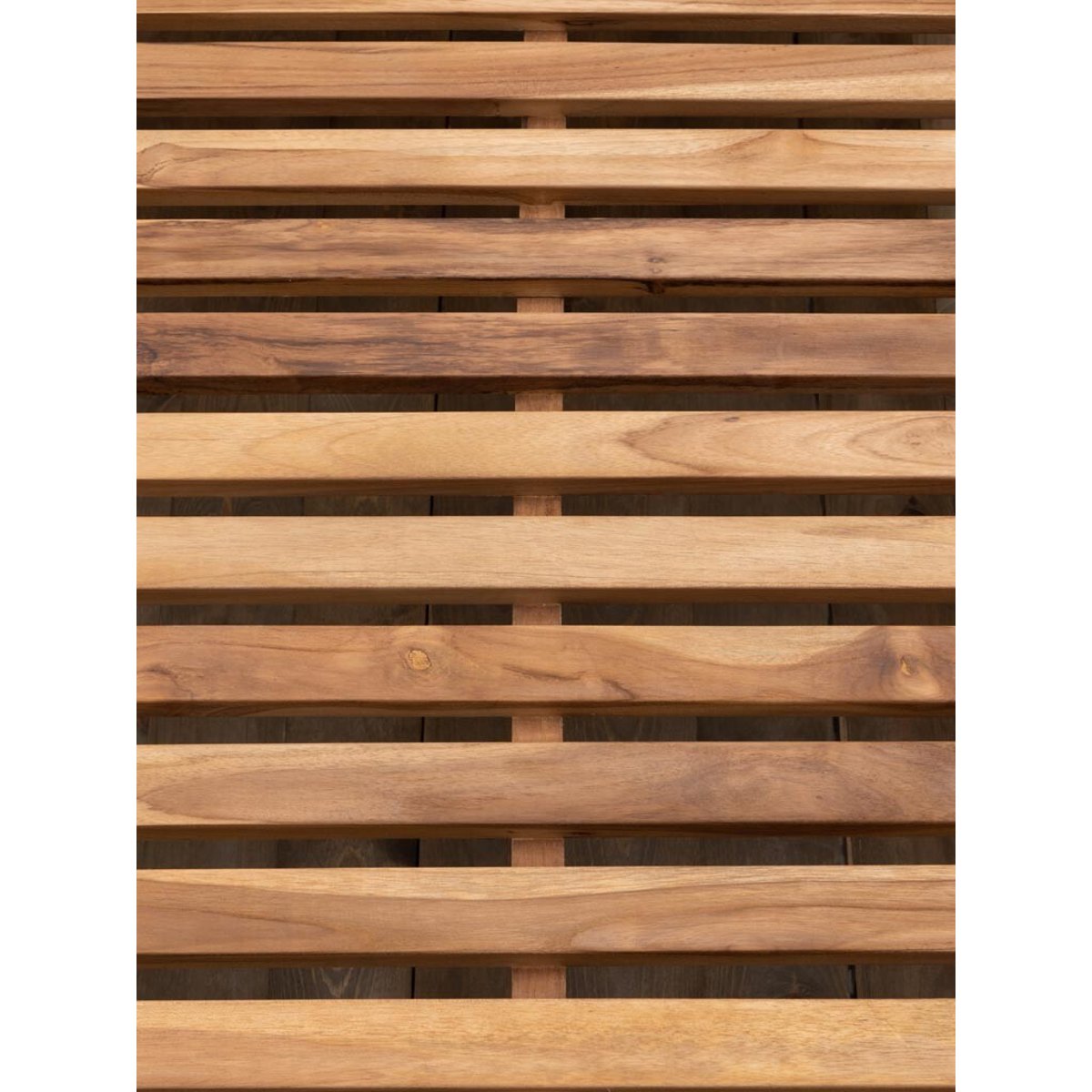Chaise longue en teck TIRAMA bois clair, CHEHOMA