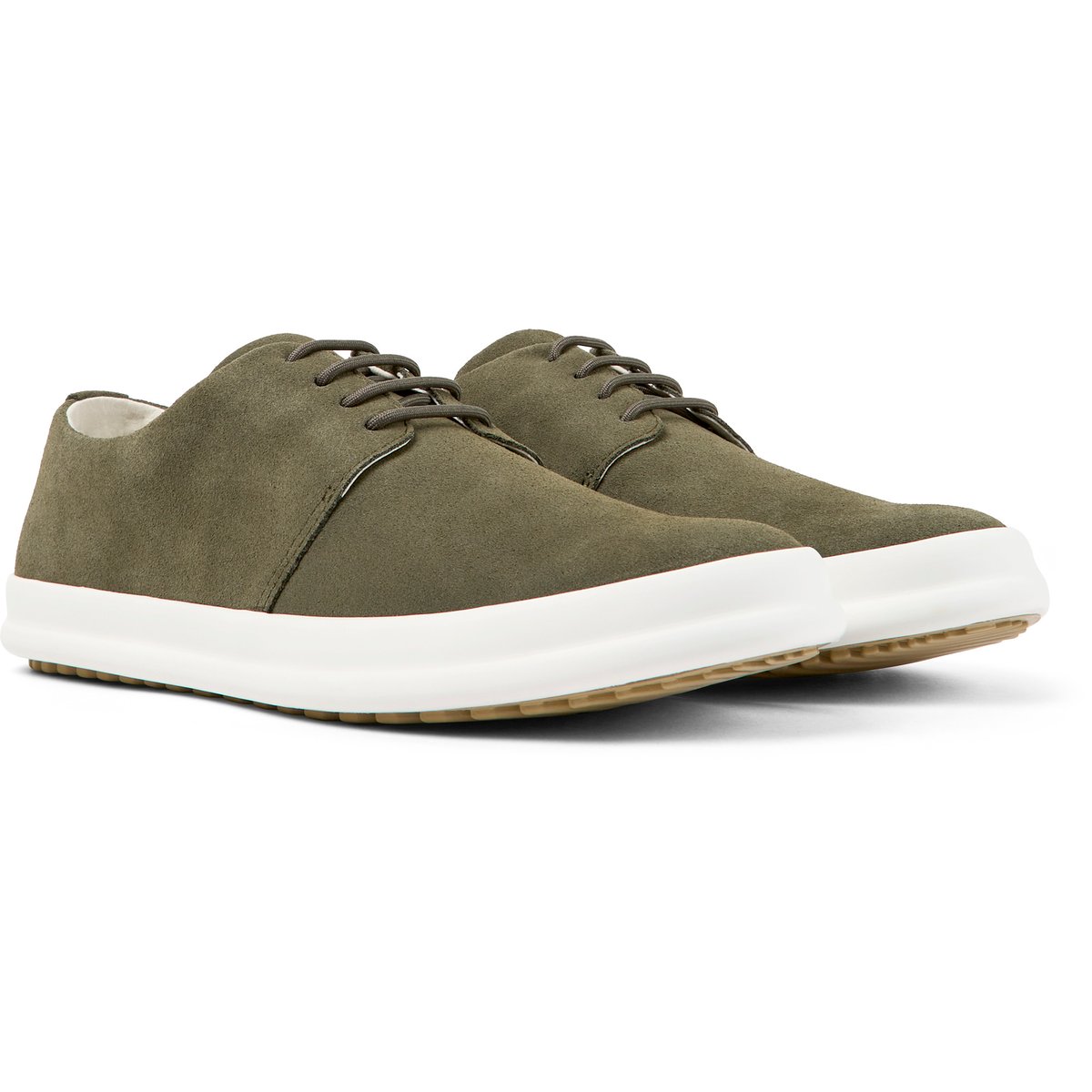 Baskets Chasis cuir vert moyen, CAMPER