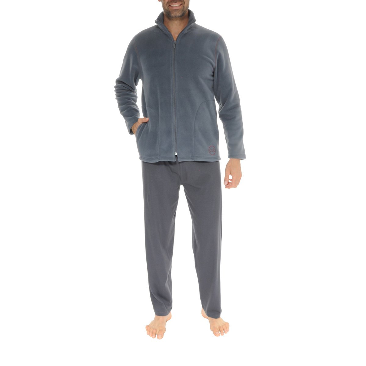 Veste d'intérieur longue gris, CHRISTIAN CANE
