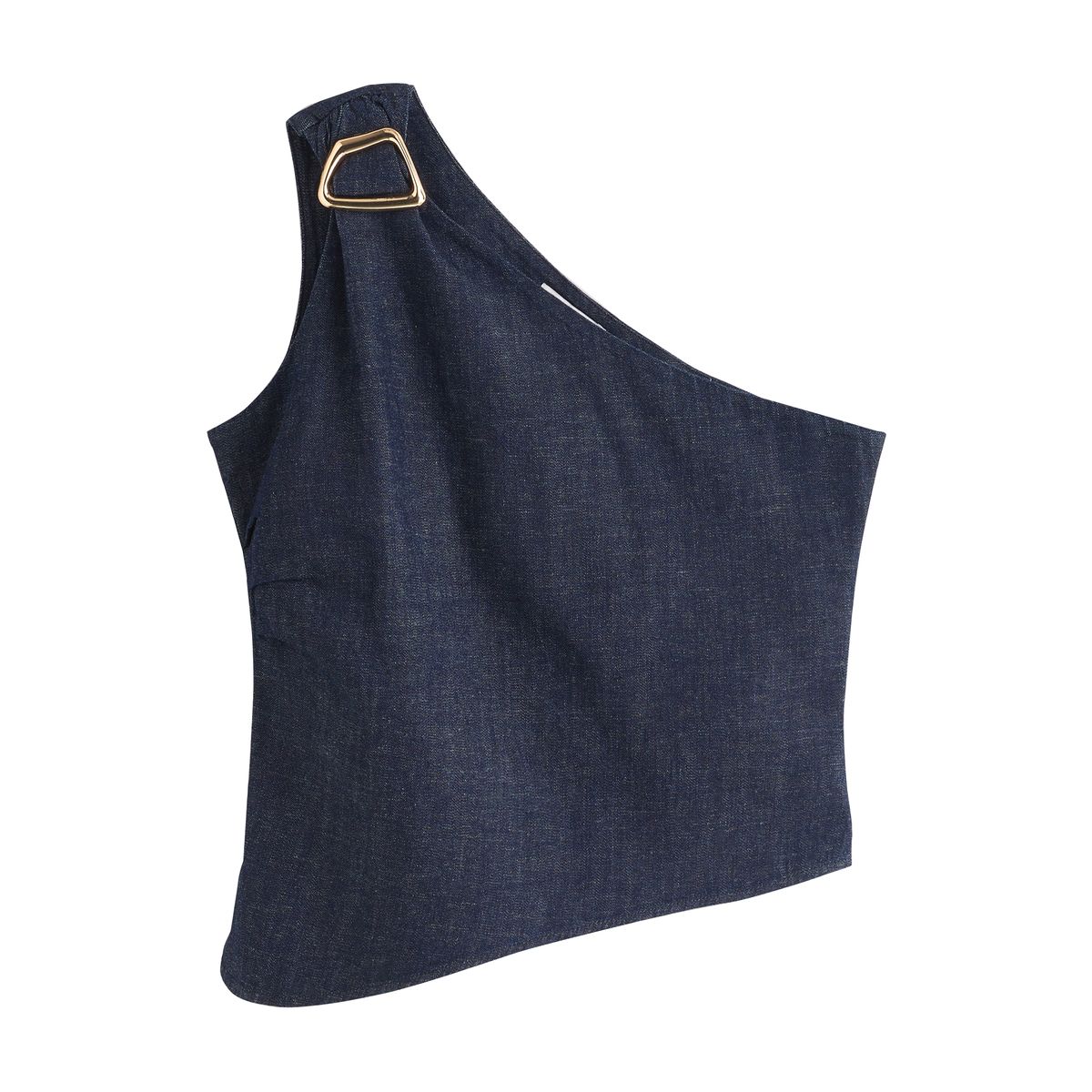 Haut asymétrique en denim n. premium bleu indigo, NEXT