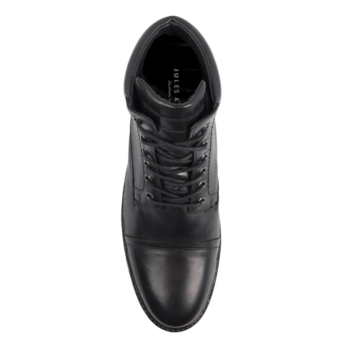Boots rangers Elliot cuir noir, JULES & JENN
