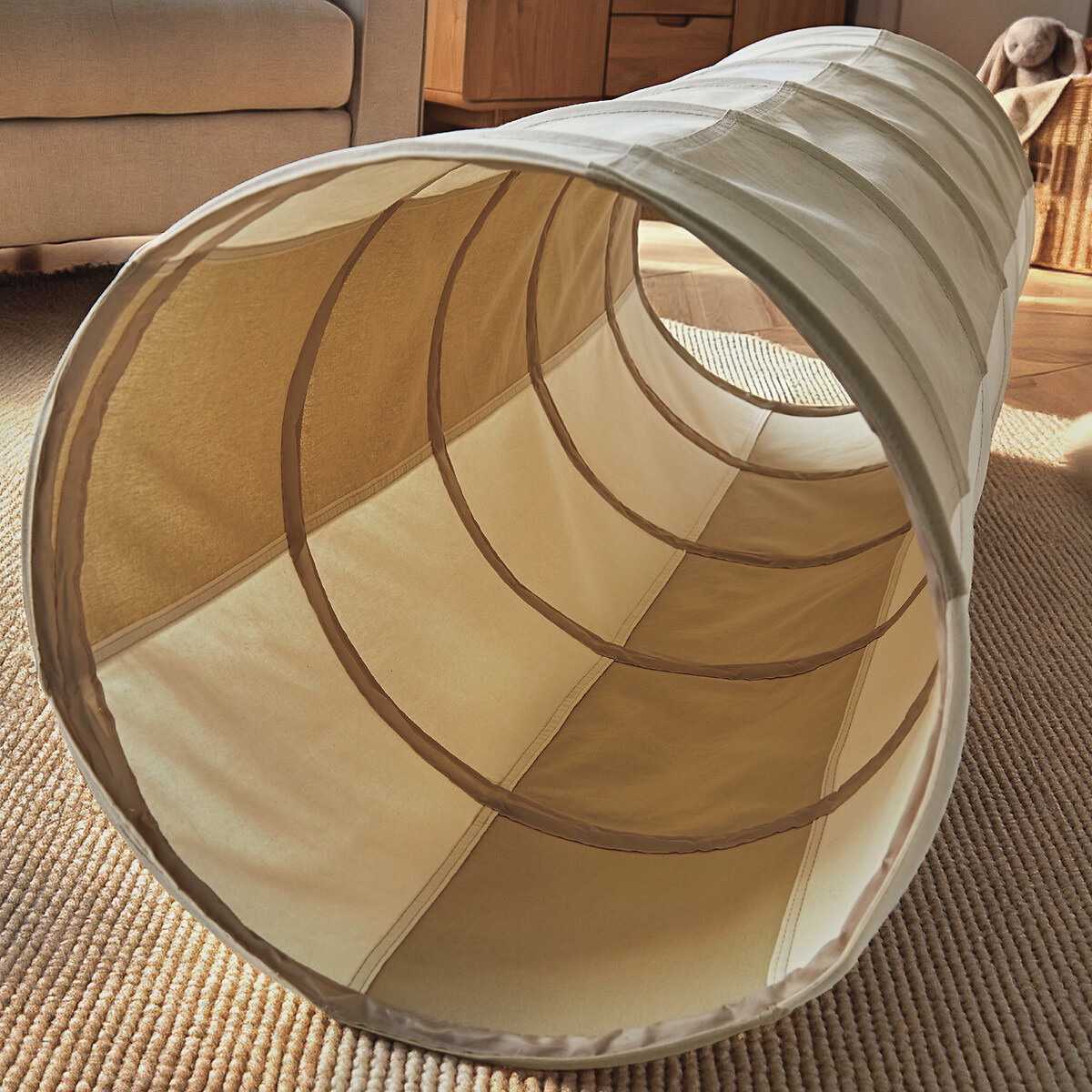 Pop Up Play Tunnel beige, CUDDLECO