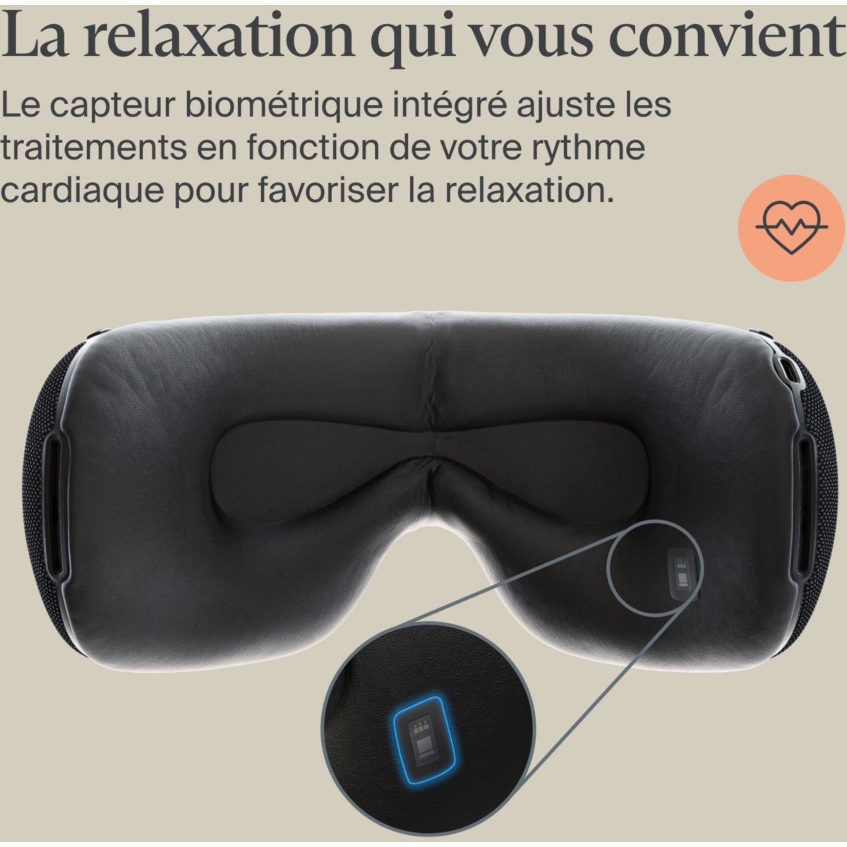 Masque de relaxation Smart Goggles 2.0 couleur unique, THERAGUN