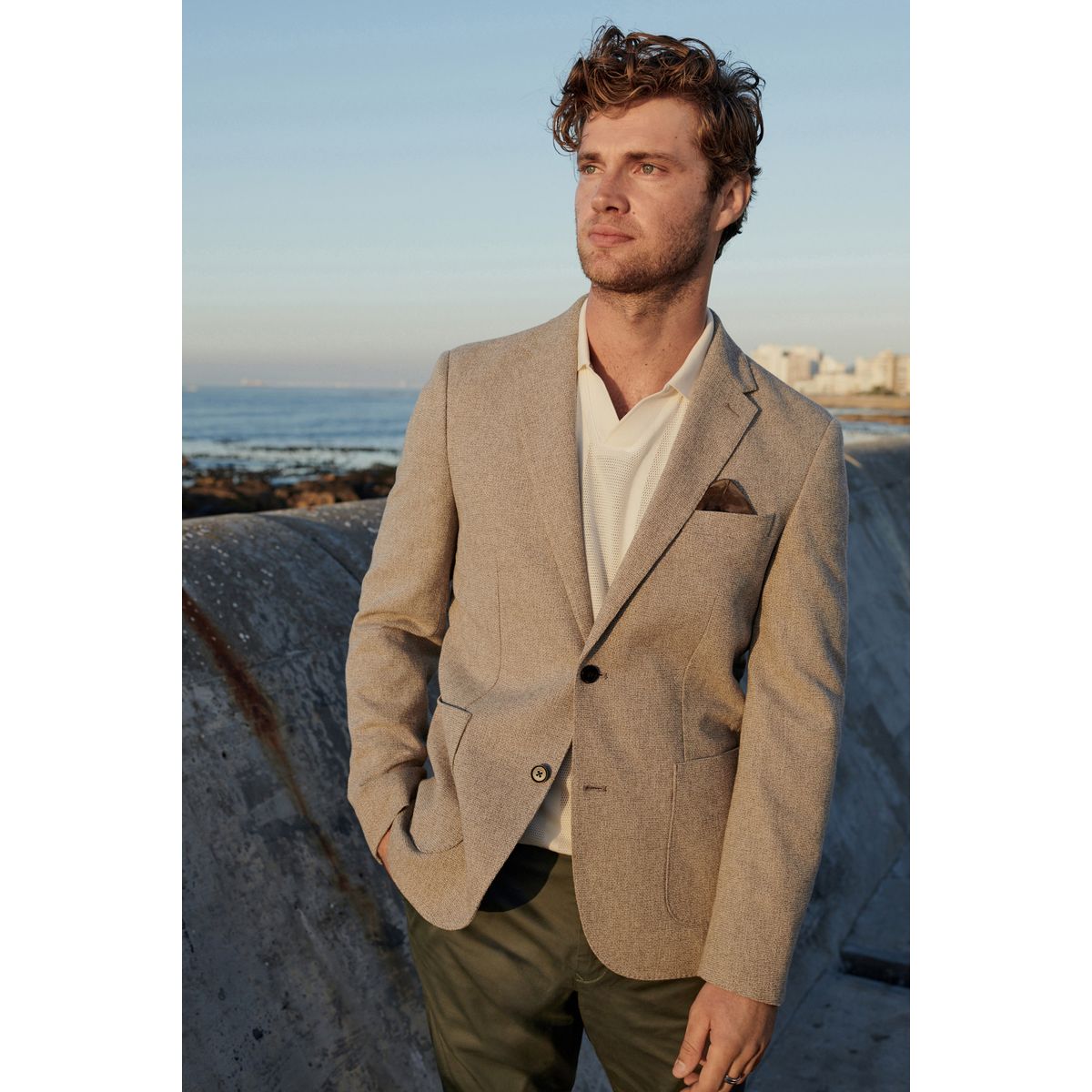 Blazer grège, NEXT