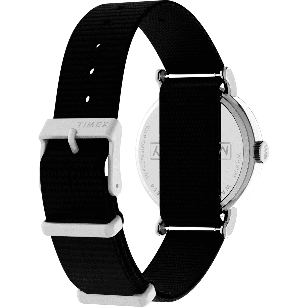 Montre Analogique  WEEKENDER argenté vert noir, TIMEX