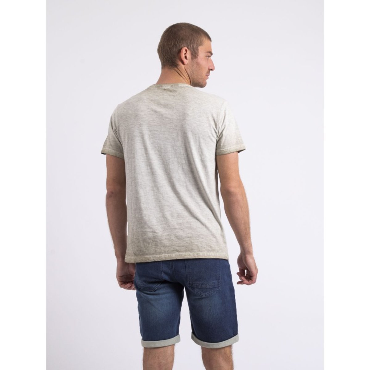 T-shirt Col Rond Naparot beige, RITCHIE