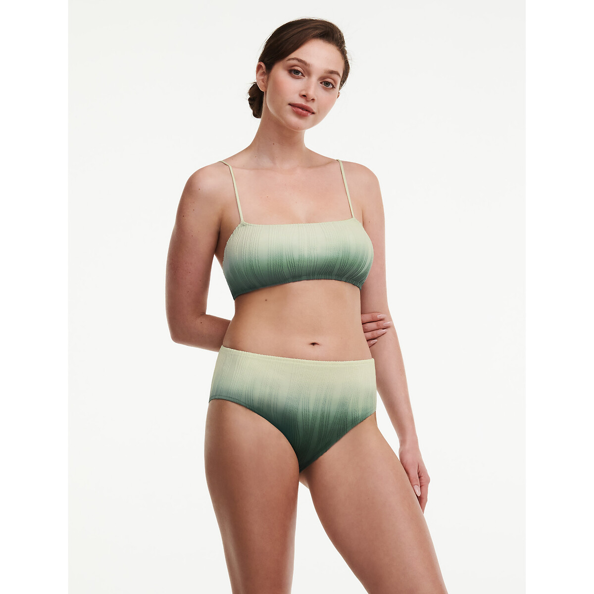 One Size Pulp High Waist Bikini Bottoms green tie dye, CHANTELLE