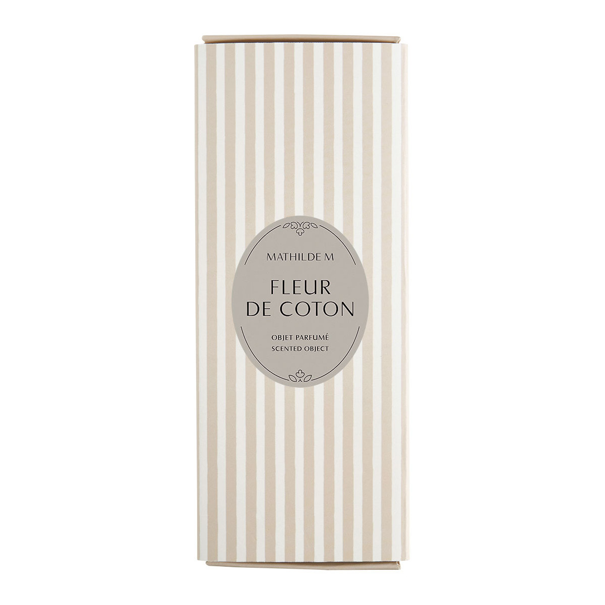 Coffret de 3 décors fondants en cire parfumée - FLEUR DE COTON blanc, MATHILDE M