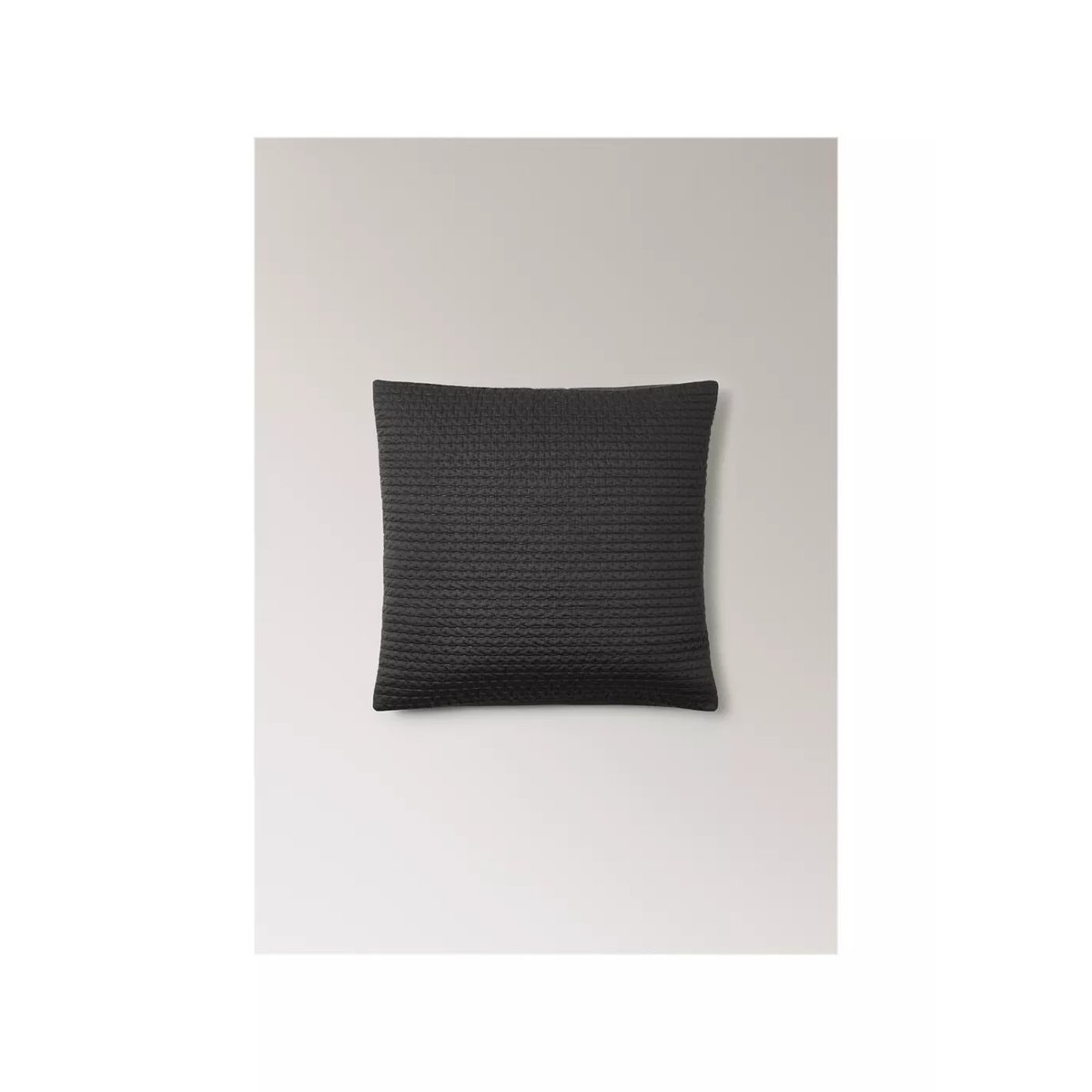 Housse coussin satin gris, MANGO HOME