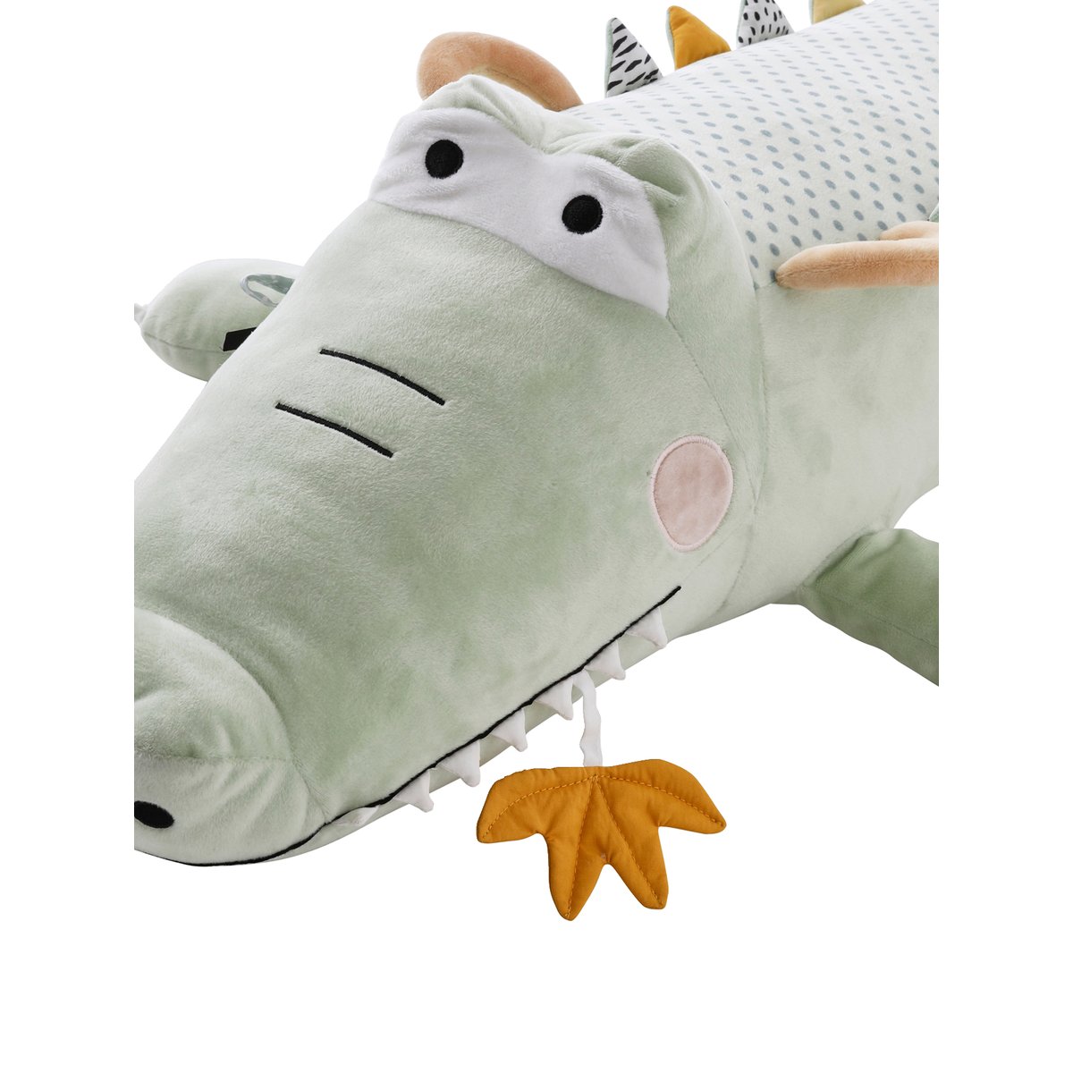 Grande peluche d'activités Crocodile vert, VERTBAUDET