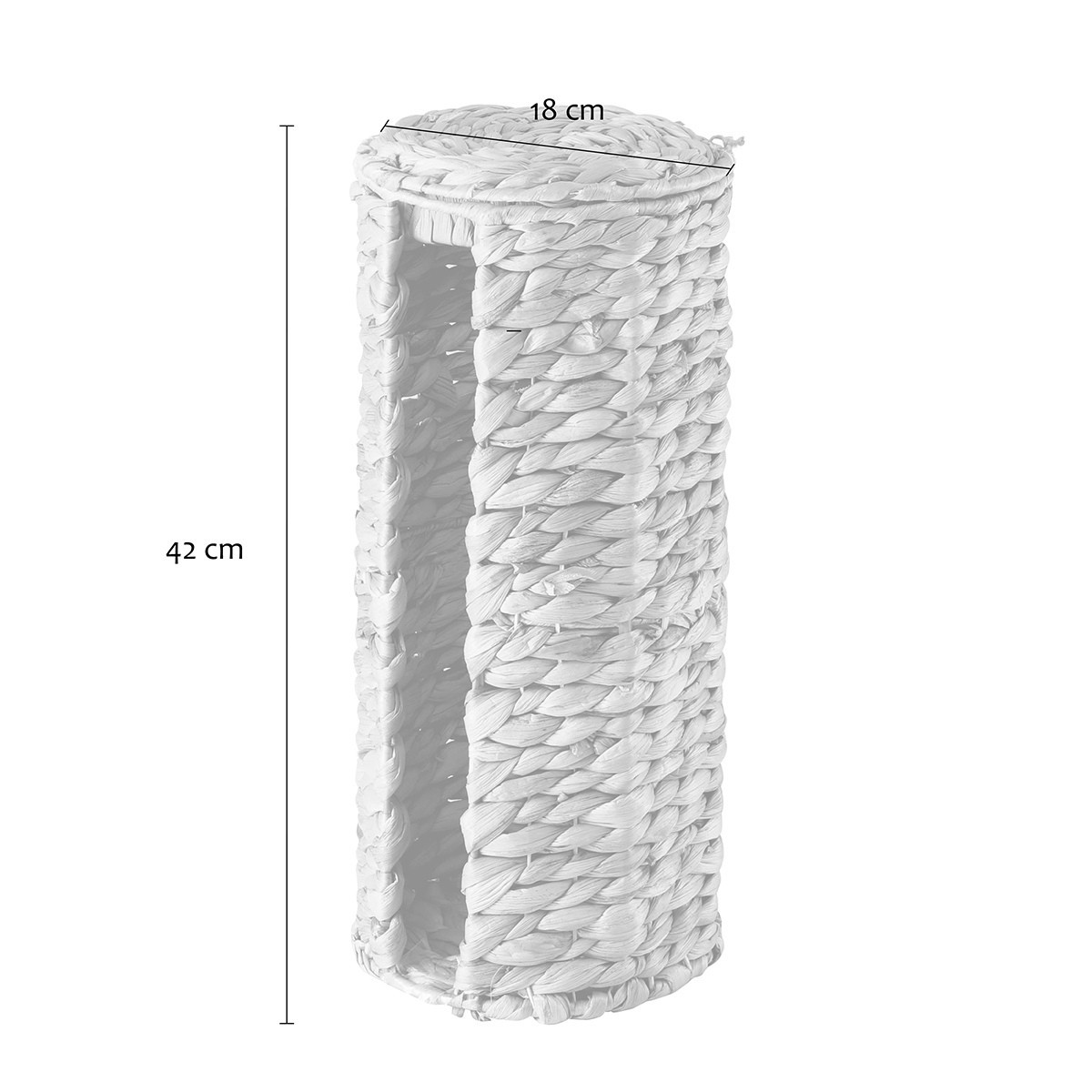 Rangement rouleaux papier toilette MAYA beige, CALICOSY