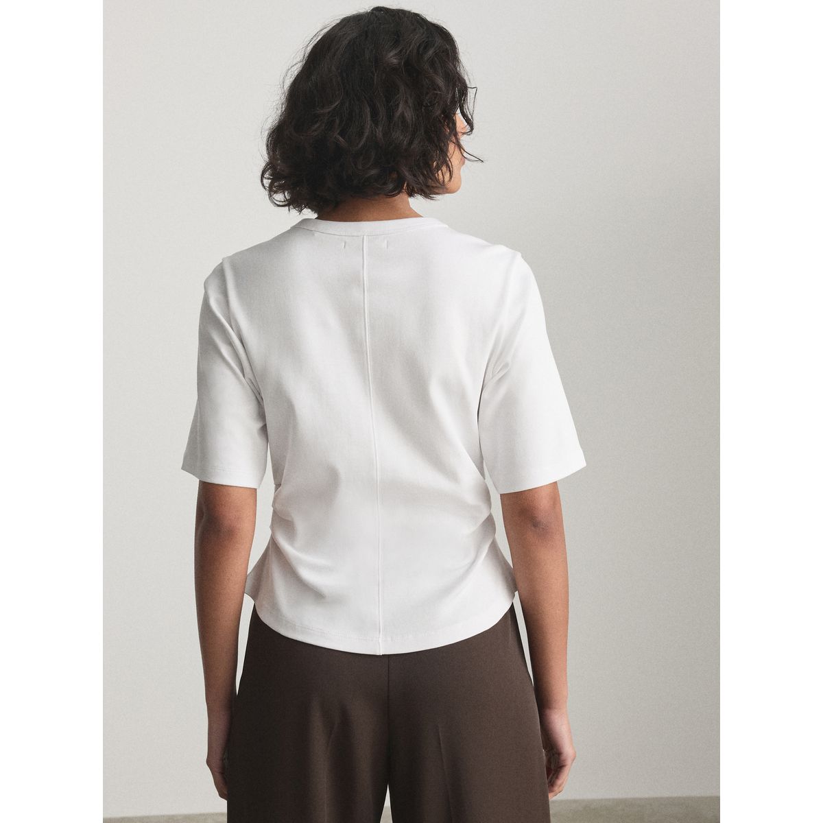 T-shirt à taille cintrée blanc, NEXT