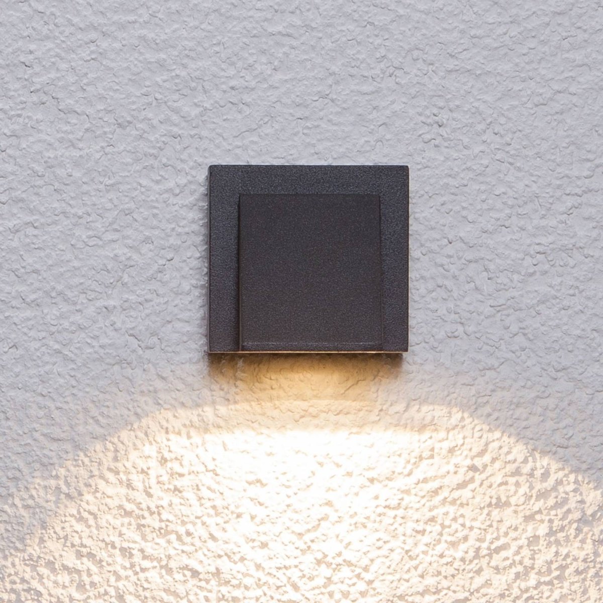 Applique extérieure en aluminium moderneLED graphite, LUCANDE