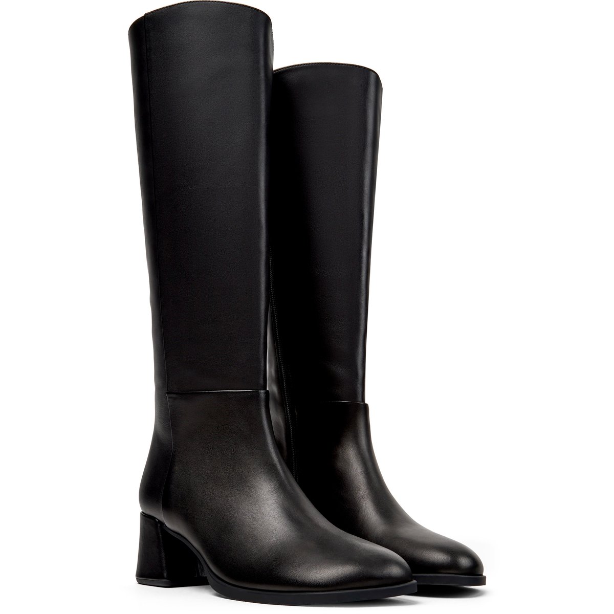 Botte haute Kora Smooth Leather noir 001, CAMPER