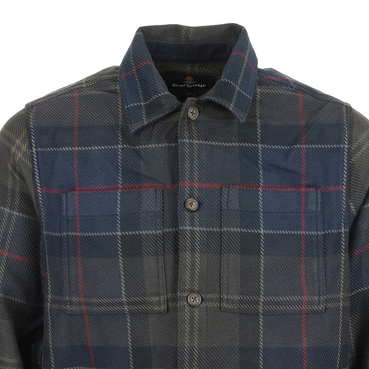 Blouson OVERSIZED TARTAN OVERSHIRT shadow classic tartan, BARBOUR