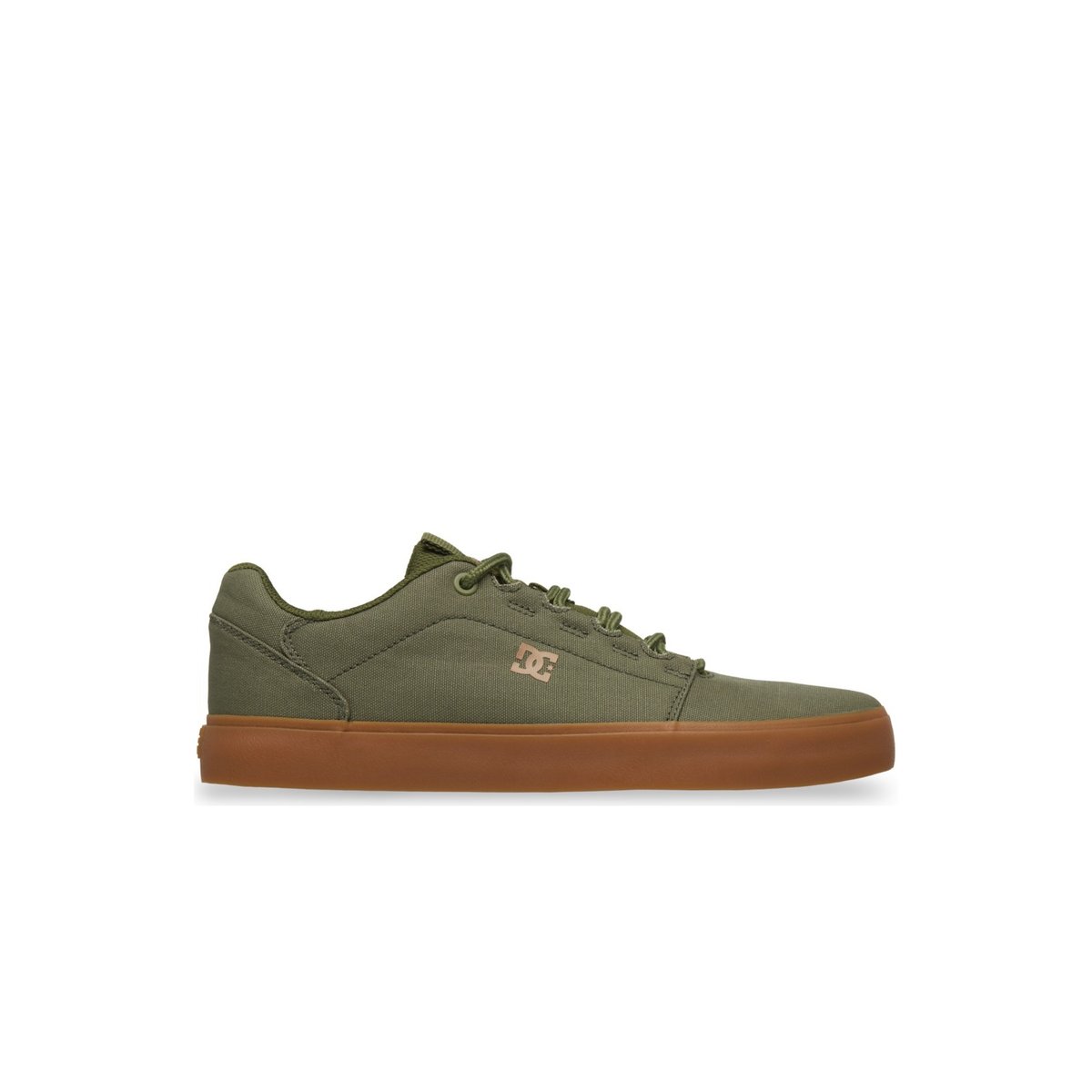 Chaussures en cuir HYDE. vert dark olive, DC SHOES