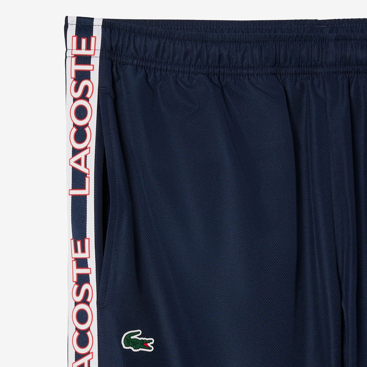 Pantalon de sport ligne logo bleu marine, LACOSTE