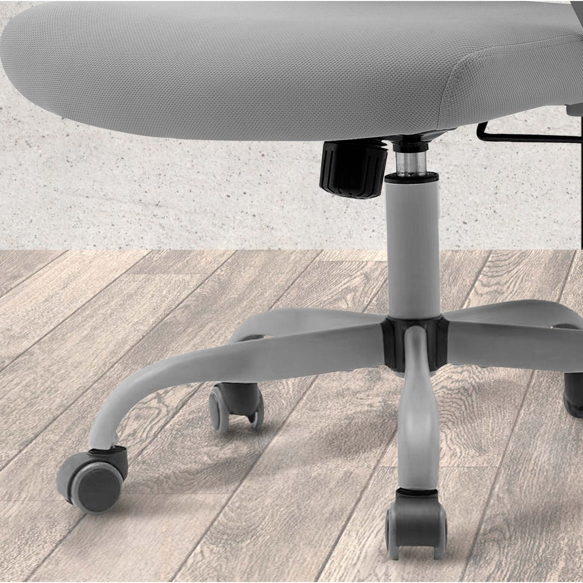 Chaise de bureau, NOAH gris, HISPANOHOGAR