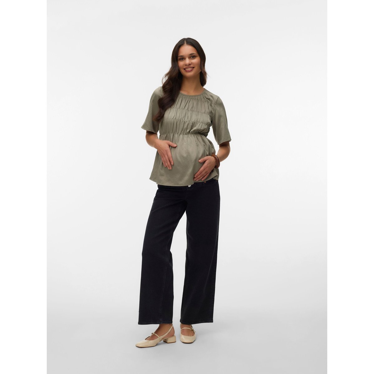 Top olive drab, MAMA LICIOUS