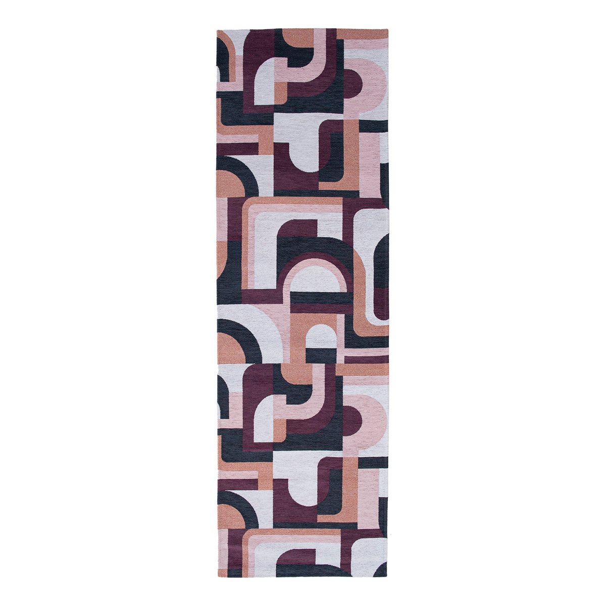 Tapis intérieur/extérieur tissé plat PINK ROCK rose, NOVATREND
