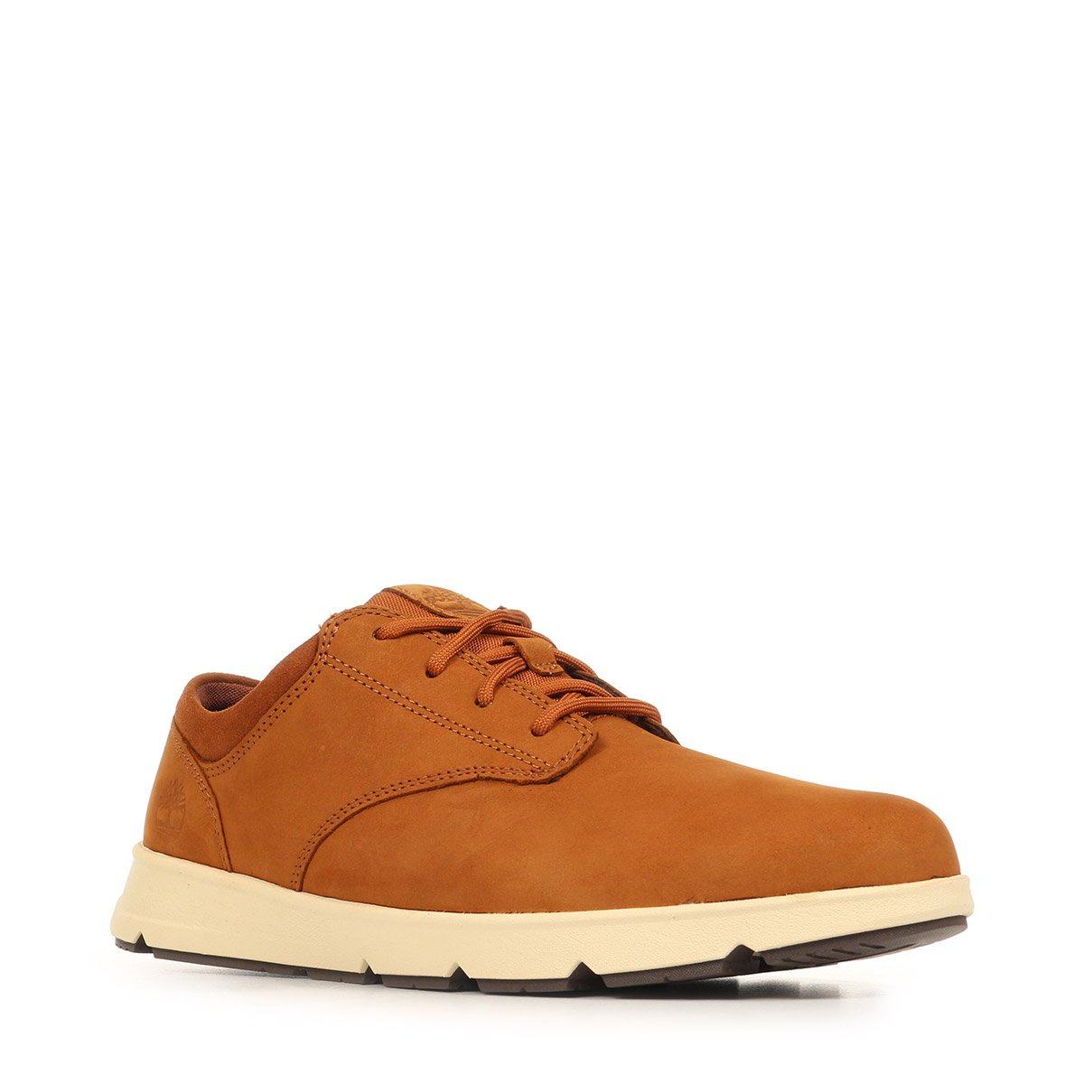 Baskets PARKER STREET LOW LACE rust nubuck with dark brown, TIMBERLAND