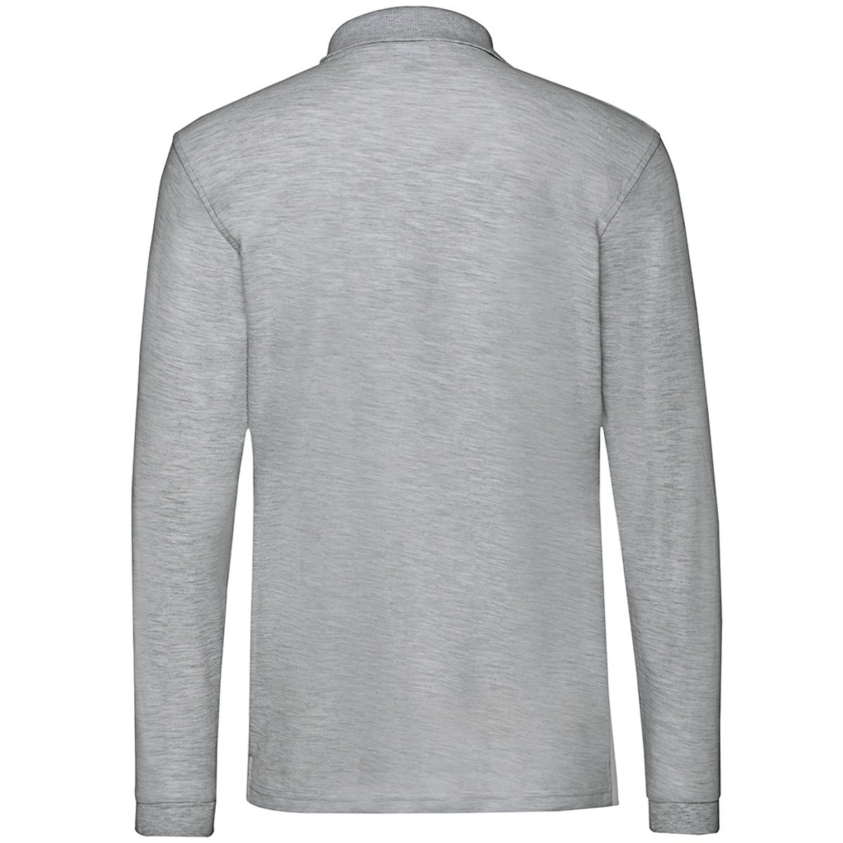 Polo PREMIUM gris clair chiné, FRUIT OF THE LOOM