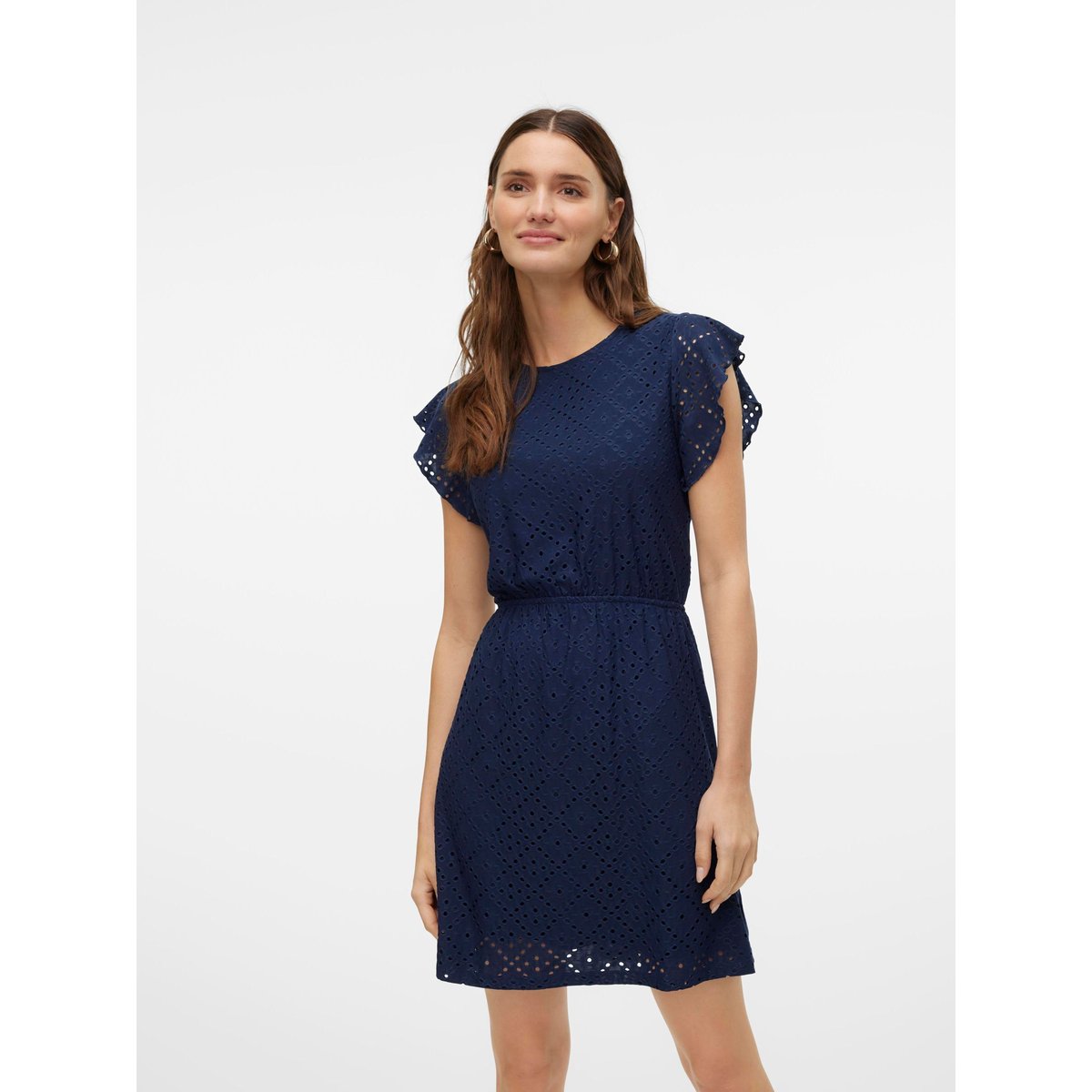 Robe En Dentelle navy blazer, VERO MODA