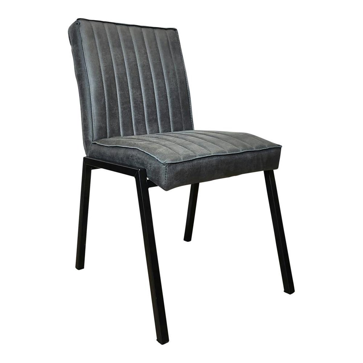 Chaise salle à manger confort (lot de 2) CORTINA anthracite, PIER IMPORT