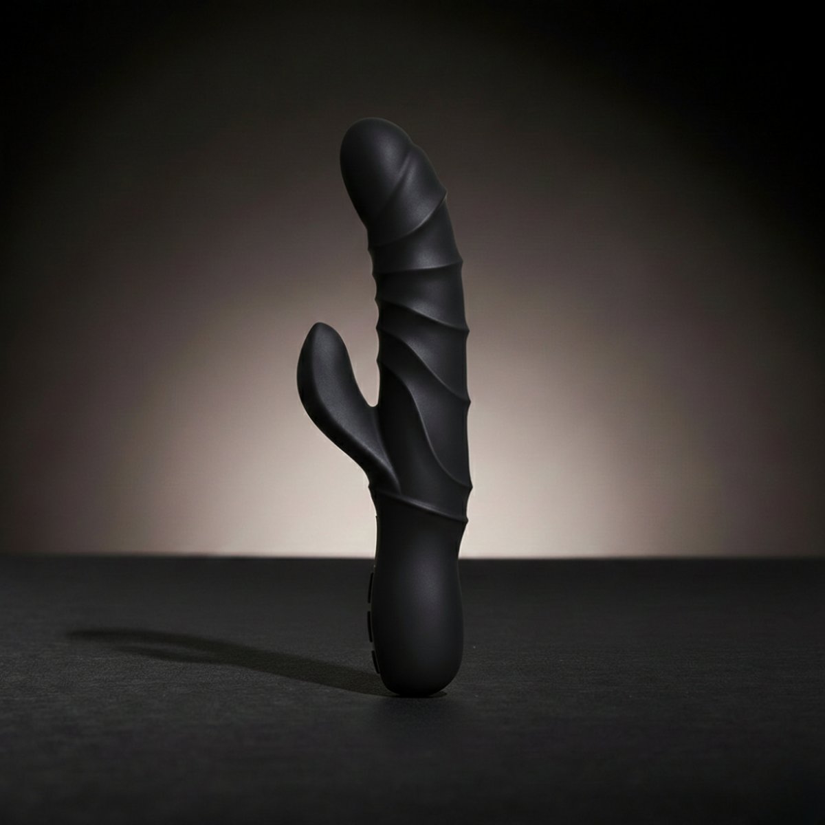 Vibromasseur nervuré DÖN noir, BLACK EDITION