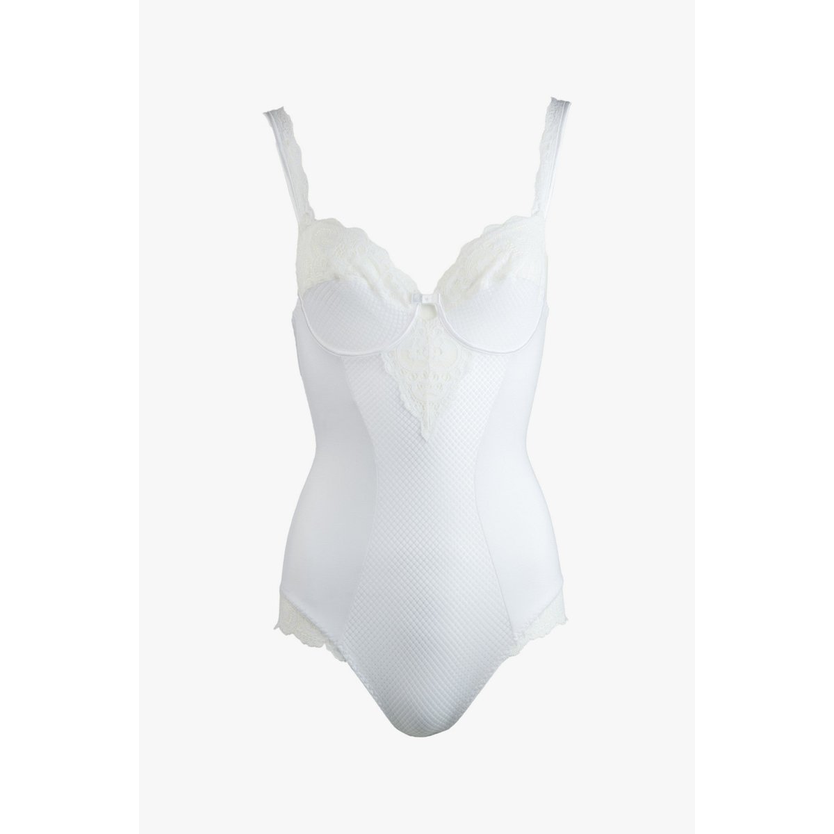Body en dentelle GABY blanc, MAISON LEJABY