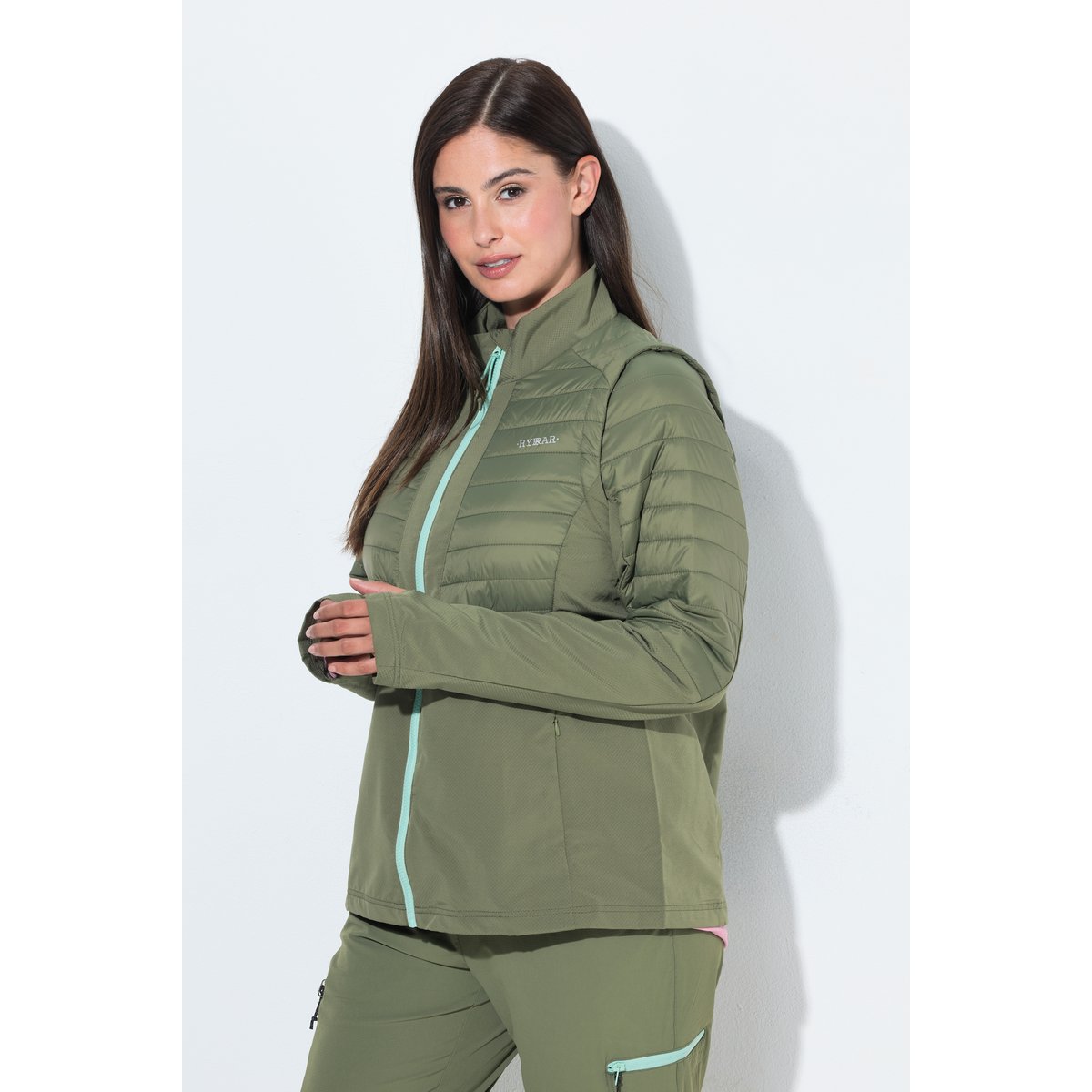 Veste technique HYPRAR 2-en-1 vert olive, ULLA POPKEN