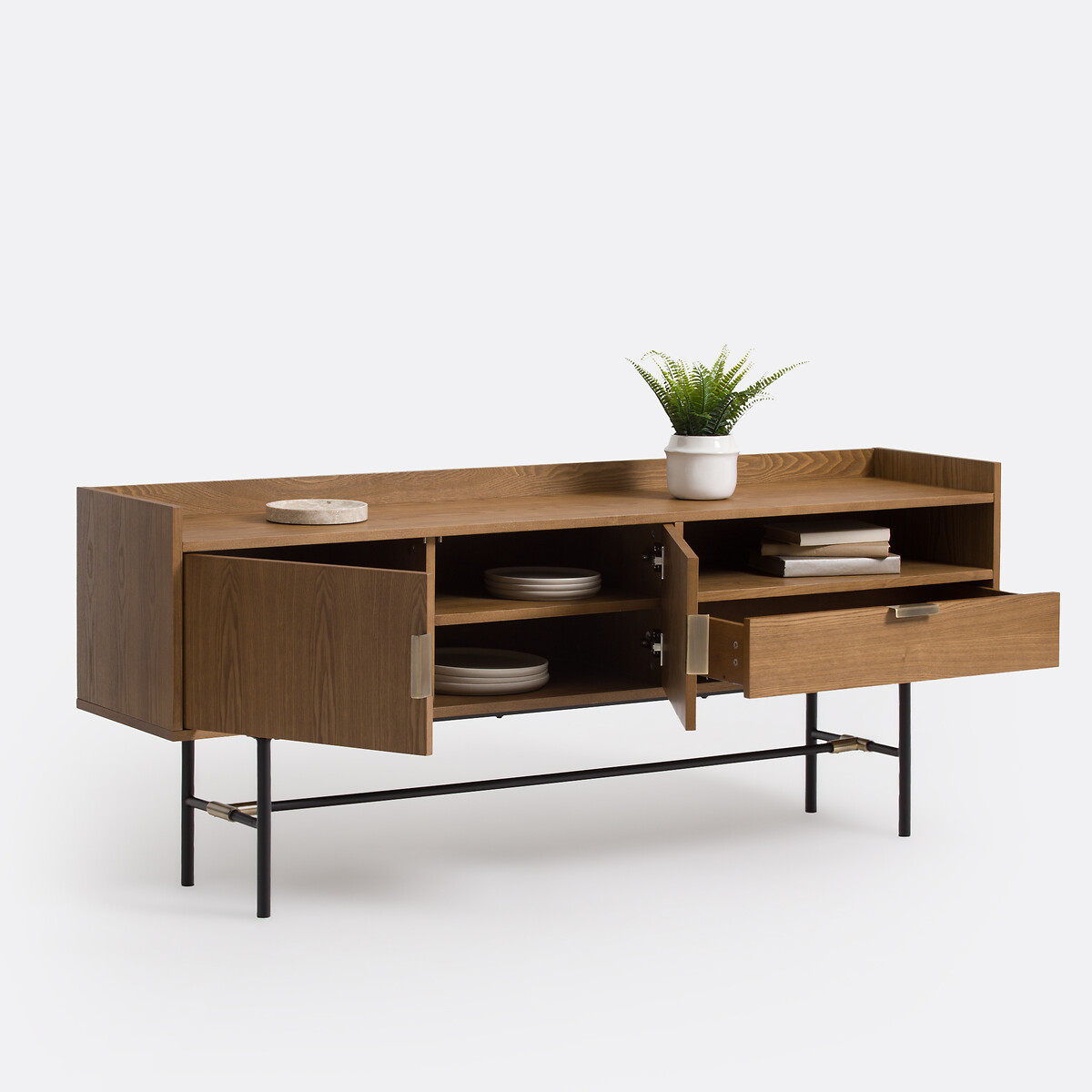 Sideboard Botello nussholz, LA REDOUTE INTERIEURS