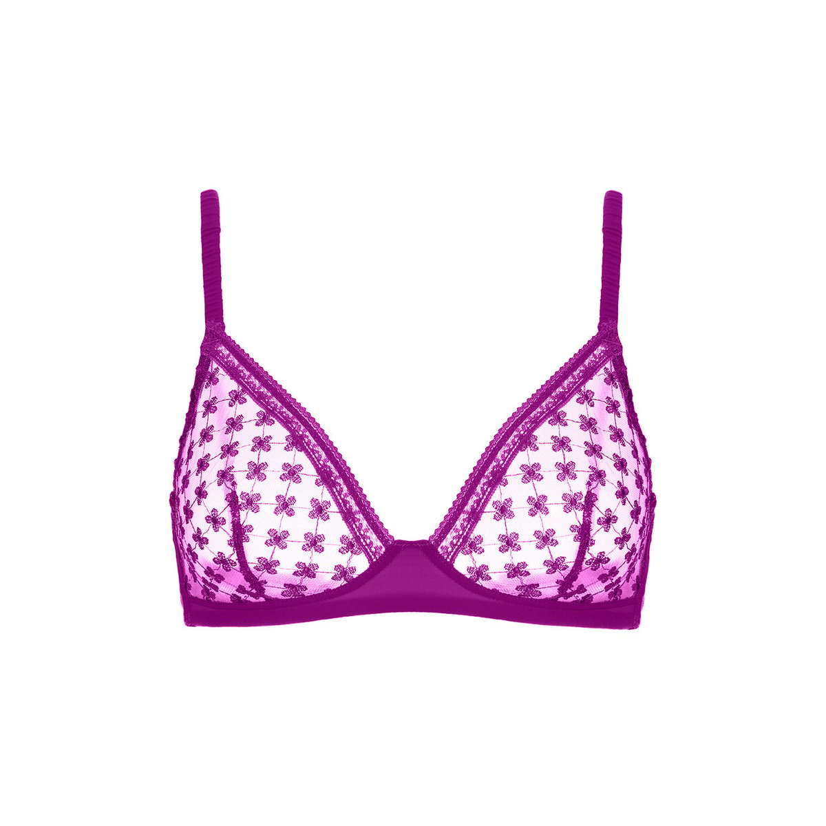 Soutien-gorge triangle sans-armatures, HORTENSE rose, SIMONE PERELE