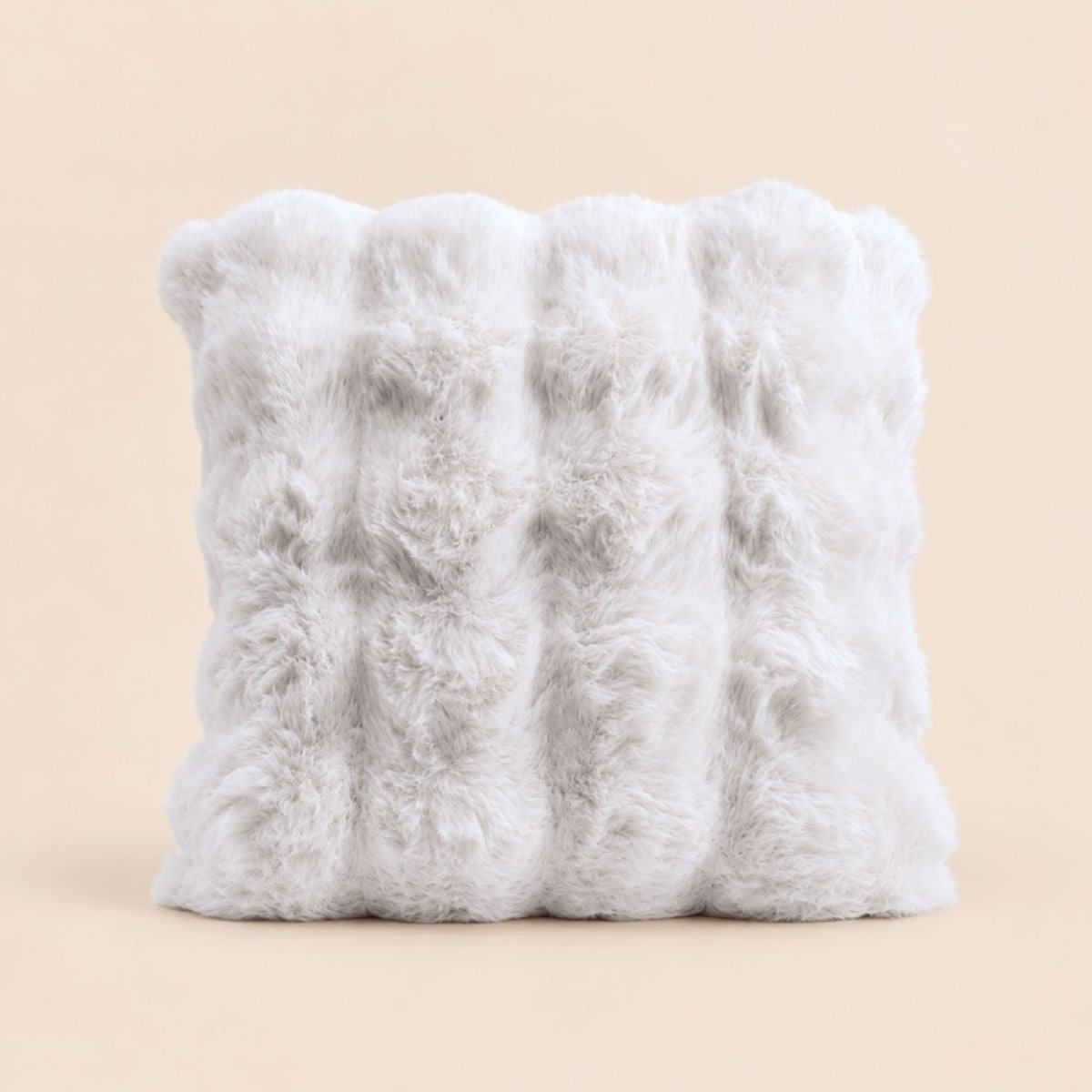 Coussin duvet 3D 45x45cm blanc, ORNAMI