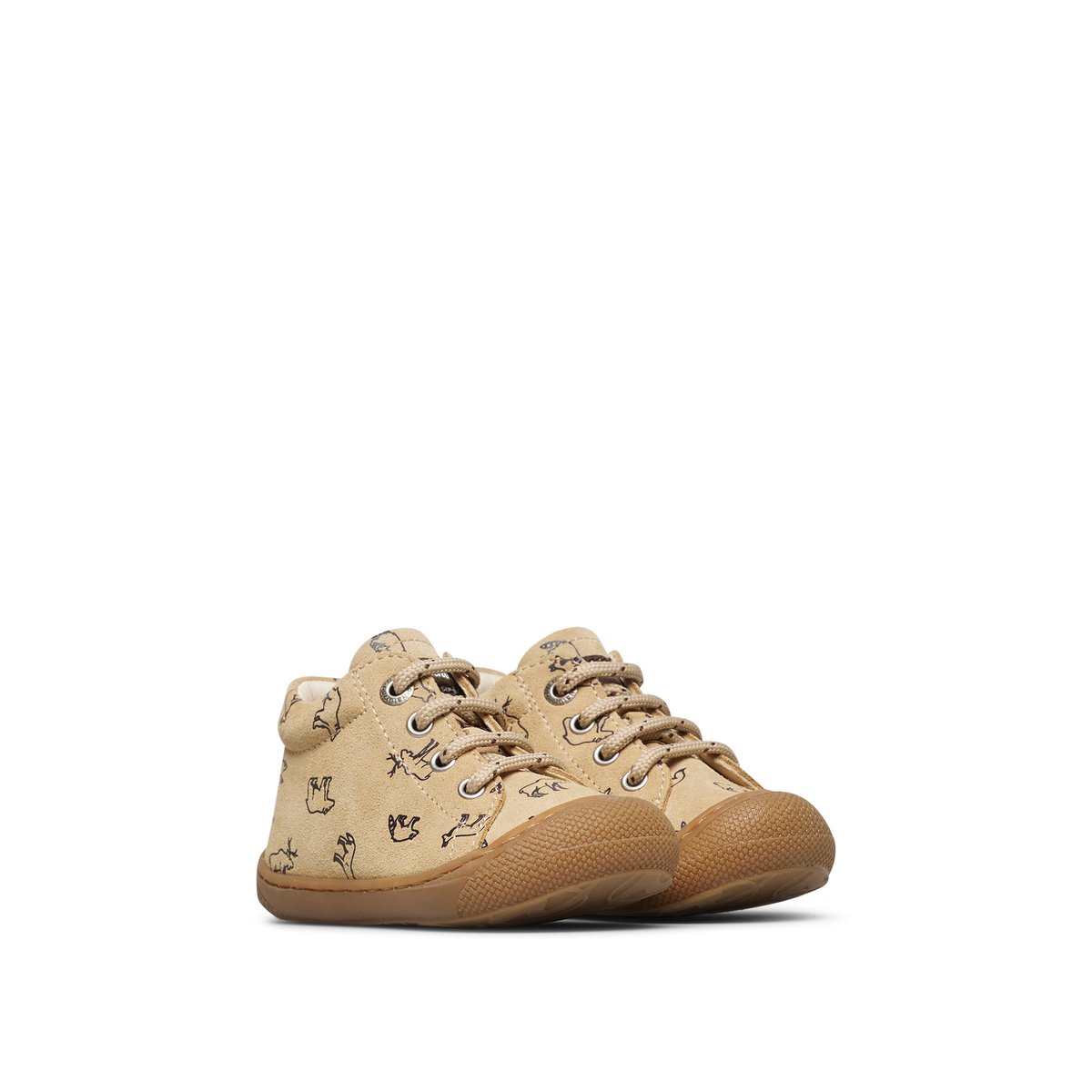 Chaussures premiers pas en suède COCOON beige-, NATURINO