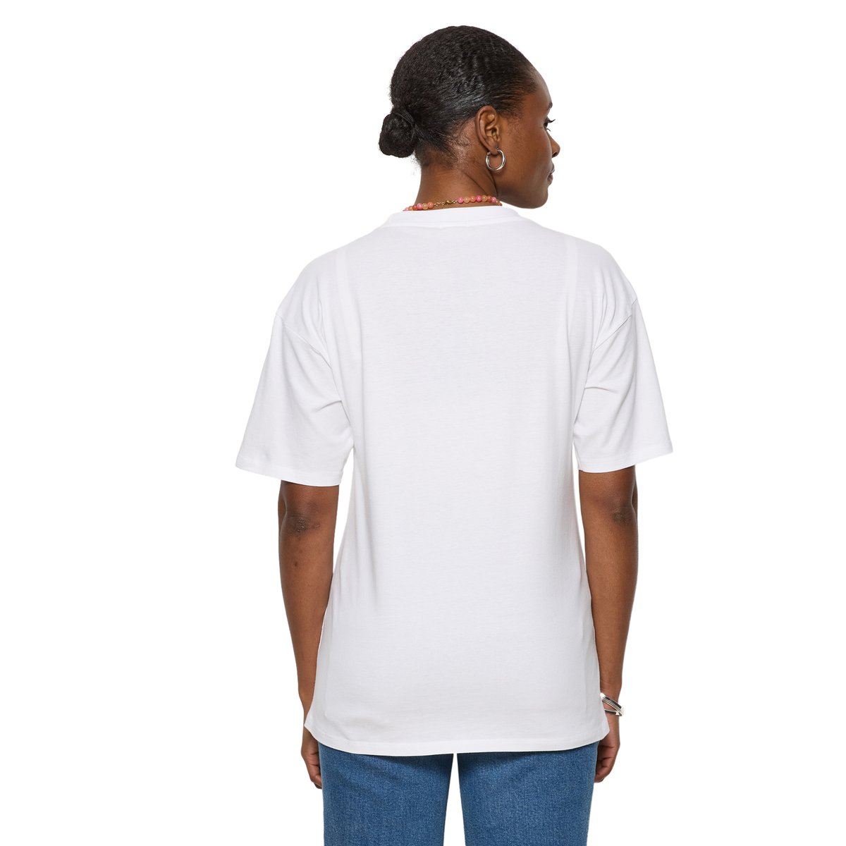 T-shirt manches courtes allaitement blanc, VERTBAUDET
