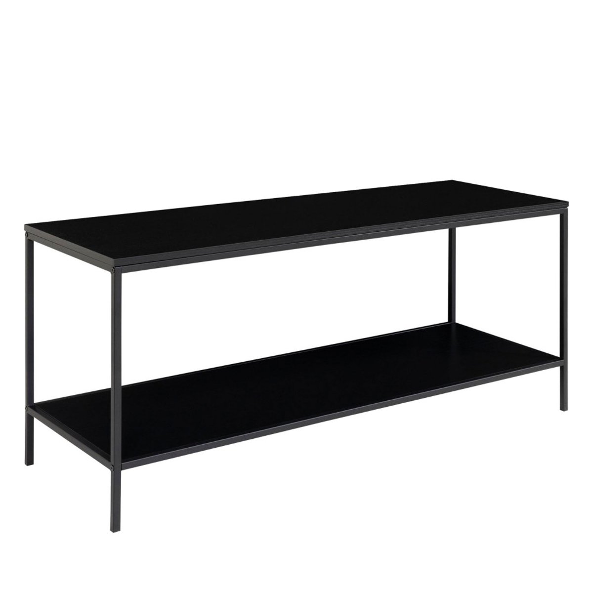 Meuble TV en bois et métal L100cm- VITA noir, HOUSE NORDIC