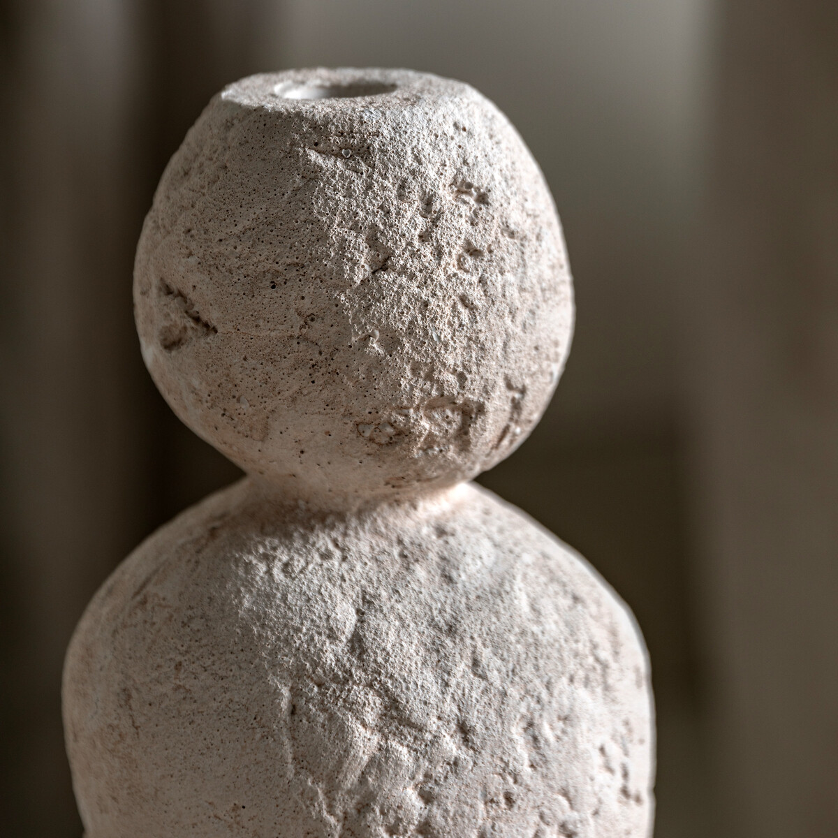 25cm Magna Pebble Candle Holder natural, ÉDITÉ