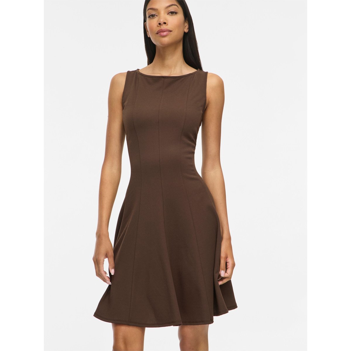 Robe Courte marron - chocolate brown1, VILA