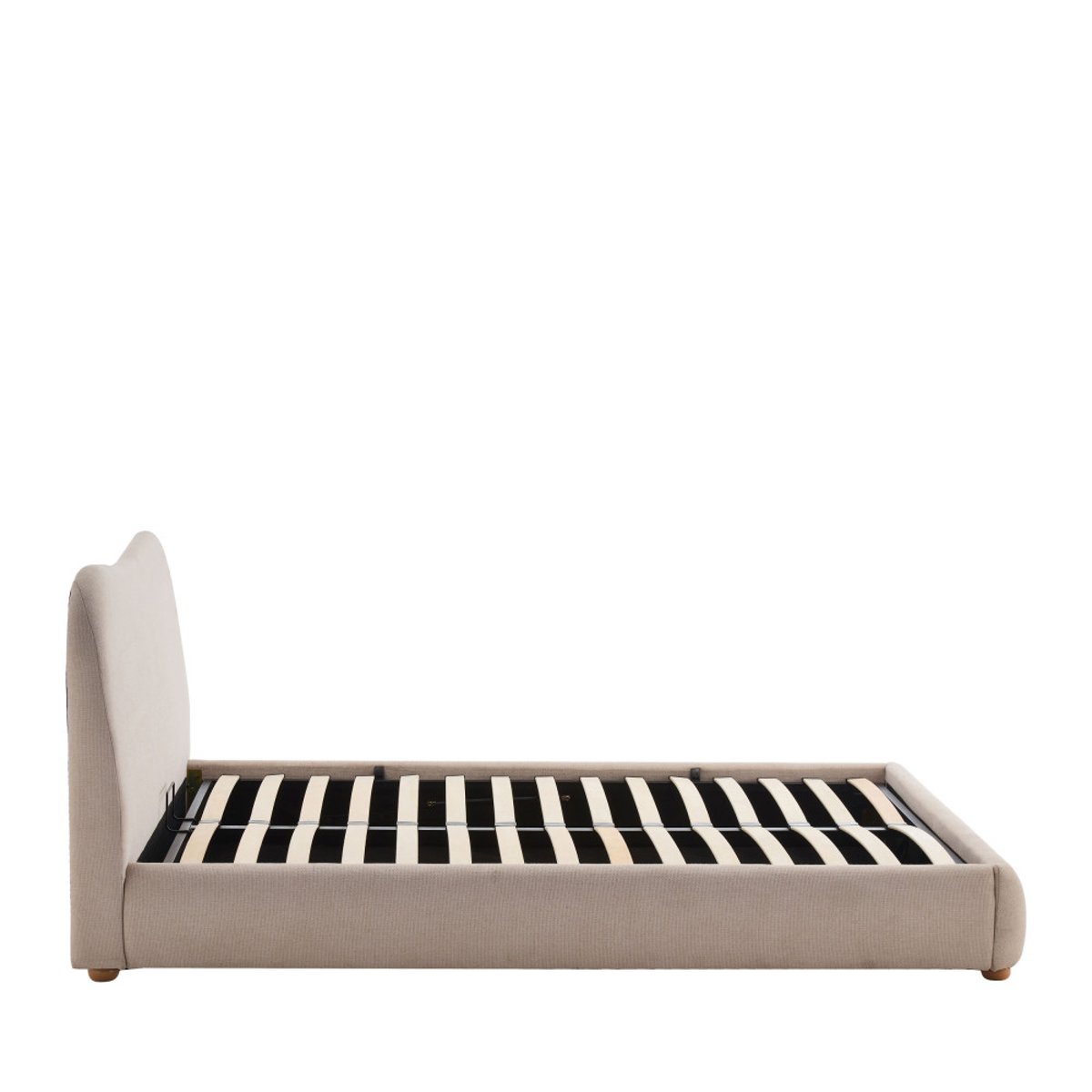 Lit coffre en tissu 140x190cm- NAPO beige, DRAWER