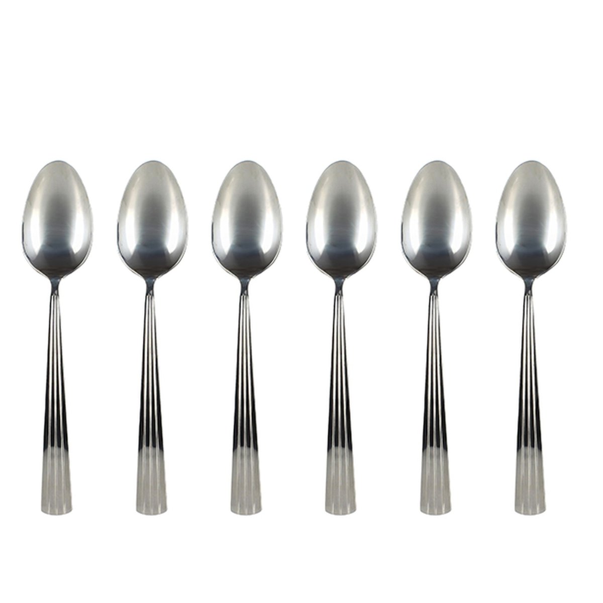 Lot de 6 cuillières 20cm, LOUISE inox, NOVASTYL