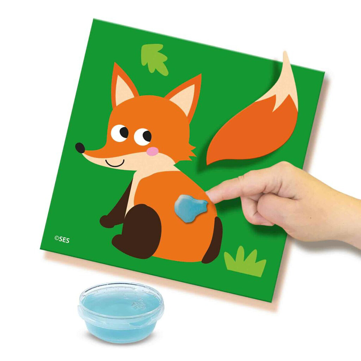 Brinquedo "Colagem de caudas de animais", SES multicolor, SES