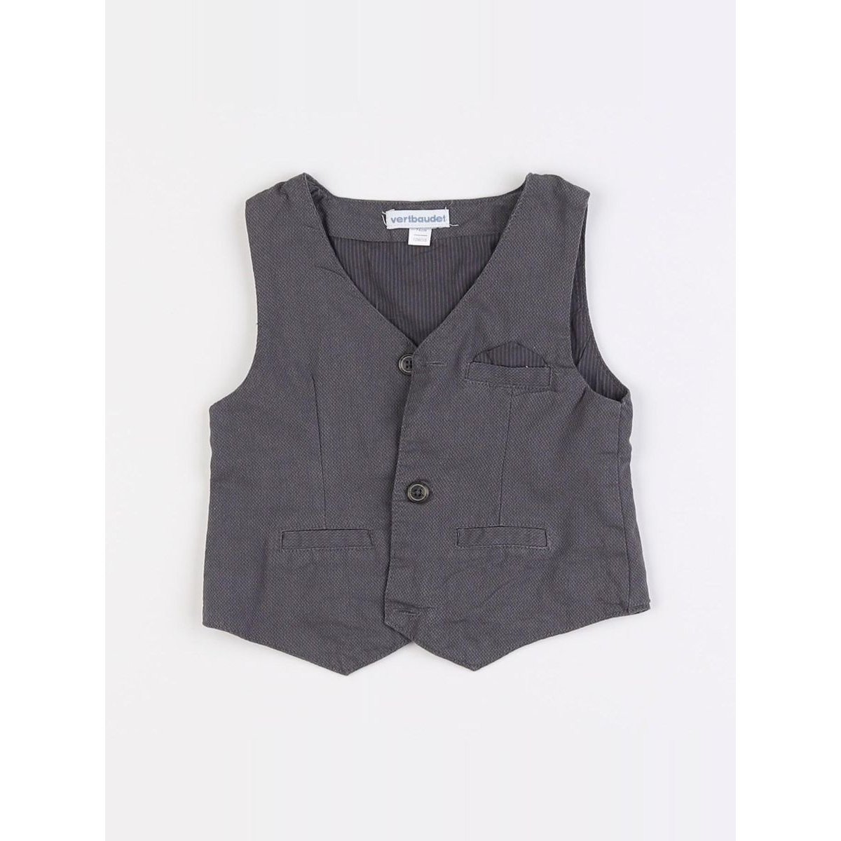 Gilet - Très bon état gris, VERTBAUDET